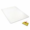 Deflecto Poly All Day Use Chair Mat for Hard Floors, 36 x 48, Rectangle, Clear CM21142PC